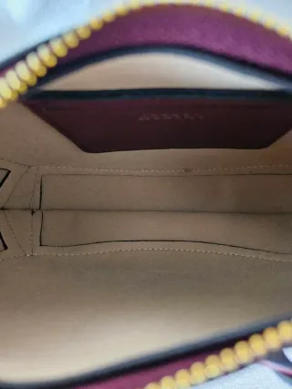 Bolso Isabel Marant Borgoña Tachuelas Doradas