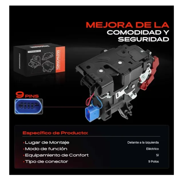 Nueva, Cerradura Puerta Delantera Izquierda  VAG