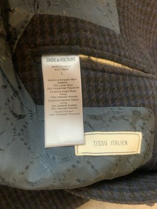 Abrigo Zadig & Voltaire usado una vez