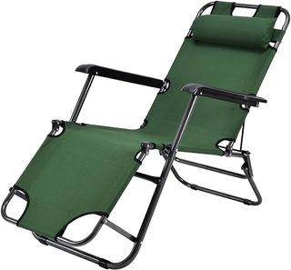 Tumbona Plegable Silla Jardín Reclinable