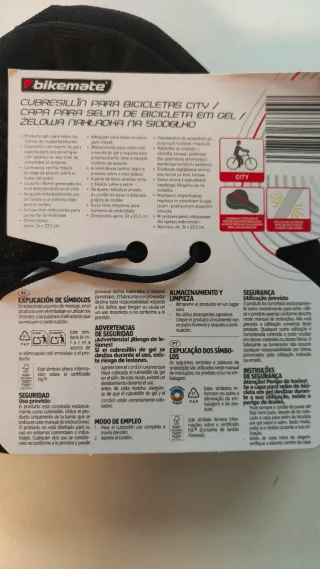 Cubresillín Bicicleta Bikemate Negro