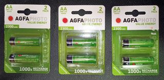 Pilas Recargables AA Agfa Photo 2300mAh (Pack 2)