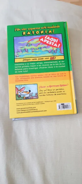 Libro infantil,tufo a rata de cloaca
