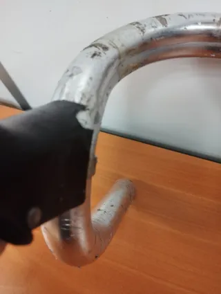 Manillar y manetas freno bicicleta