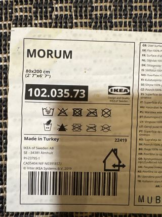 2 Alfombras pasilleras