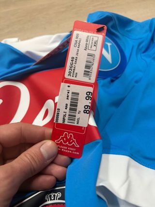 Camiseta Kappa Kombat Napoli Talla L