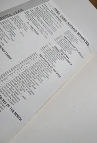 NBA Register 2000-2001 The Sporting News