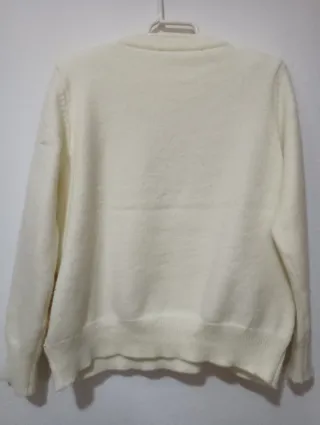 Jersey mujer lentejuelas flores talla única