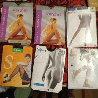 Lote medias OMSA mujer negro talla M