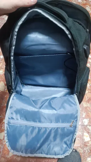 Mochila Krosser Negra Viaje 40l