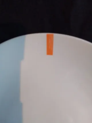 Benetton Platos Llanos Porcelana 6 unidades