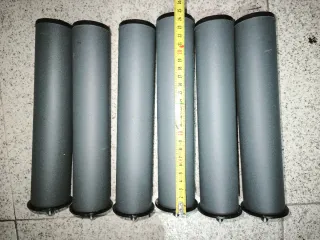 Juego 6 patas metálicas para cama