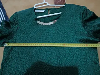 Blusa OLGA SANTONI verde talla M
