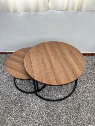 OFERTA!! Mesas de centro redondas apilables