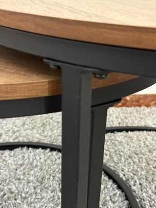 OFERTA!! Mesas de centro redondas apilables