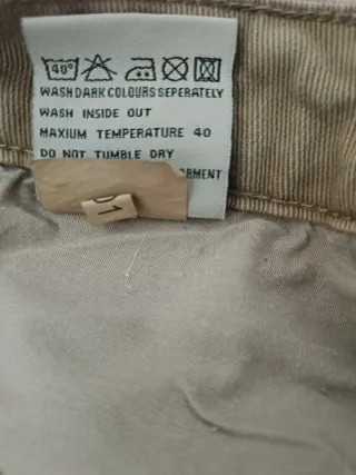 Jeans Donna Tg S 98% Cotone Beige