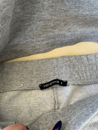 Tuta grigia brillantata Terranova taglia S