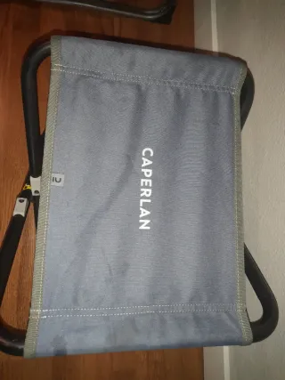 3 Banquetas/Taburetes Plegables "Caperlan" Decathl