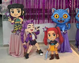 Figuras decorativas Bluey y Bingo