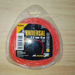 Hilo desbrozadora McCulloch Universal 2.4mm 15m