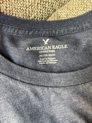 Camiseta American Eagle Talla XS Azul
