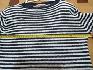 Jersey Vico Nature rayas azul y blanco