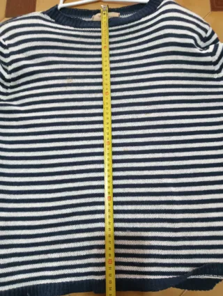 Jersey Vico Nature rayas azul y blanco