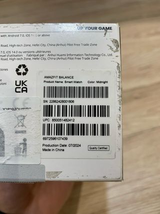 Reloj Inteligente Amazfit Balance