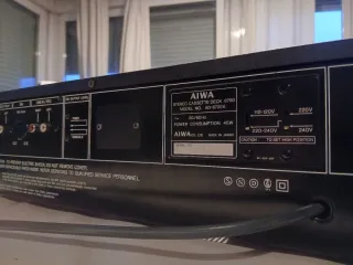 Aiwa Deck 6700 Plata