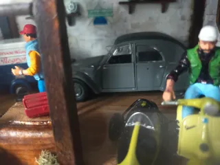 Maqueta Taller Años 70 Escala 1/32