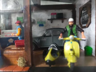 Maqueta Taller Años 70 Escala 1/32