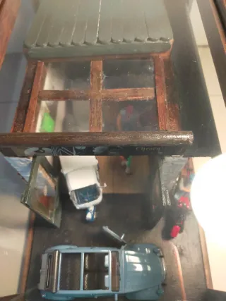 Maqueta Taller Años 70 Escala 1/32