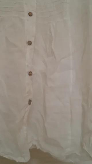 Camicia Lino Bianca Donna