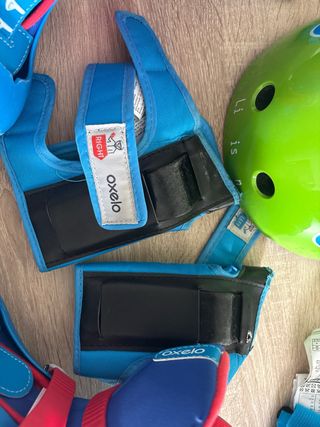 Patines ajustables y protecciones infantiles