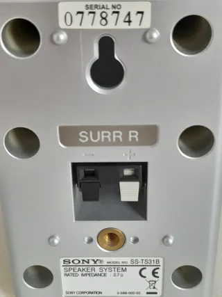 Pareja Altavoces Sony Home Cinema