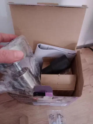 Lámpara LED Techo Plateada/Blanca