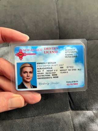 Prop Replica Patente Kimberly Wexler