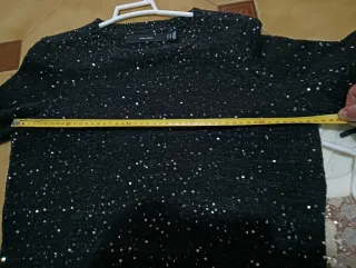 Jersey Vero Moda lentejuelas negro Talla M