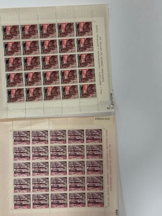 Colección Pliegos Sellos Correos España.