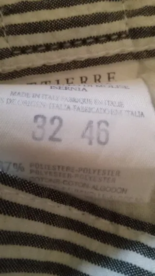Pantalón Versace Rayas Grises
