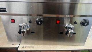 Freidora de gas 18L + 18L