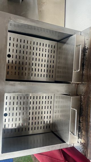 Freidora de gas 18L + 18L