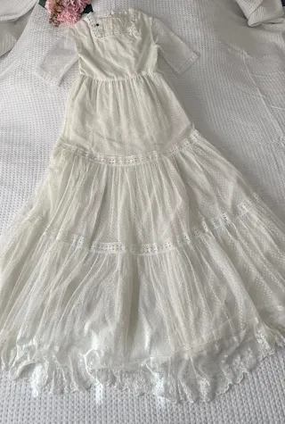 Vestido Comunión Margarita Reine Blanco