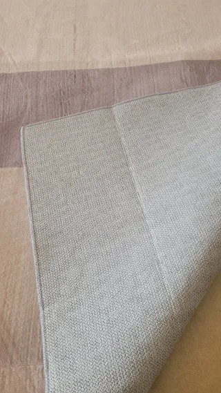 Tappeto soggiorno beige e grigio