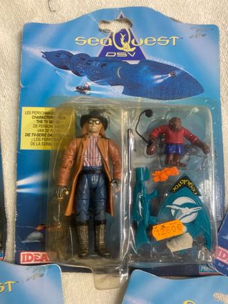 Lote figuras Sea Quest años 90 Ideal