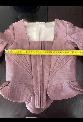 Corpiño fallera niña talla 10-12