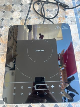 Cocina un fuego electrica