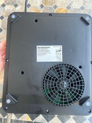 Cocina un fuego electrica