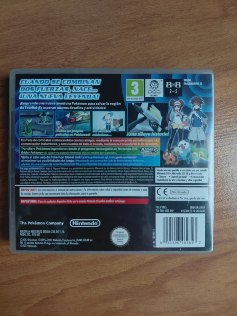 Pokémon Negra 2 Nintendo DS afbeelding 5