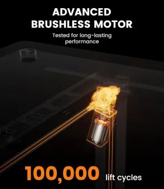 Escritorio Eléctrico Elevable 160x80cm